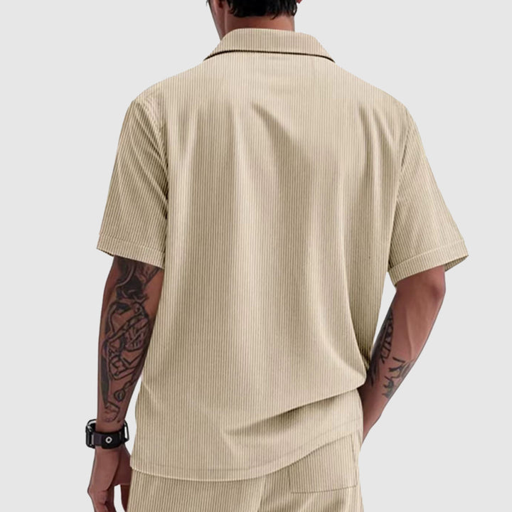Olivia Sydney - Elegant Corduroy Shirt for Men