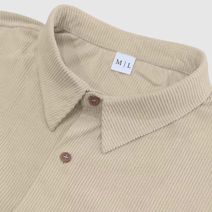 Olivia Sydney - Elegant Corduroy Shirt for Men