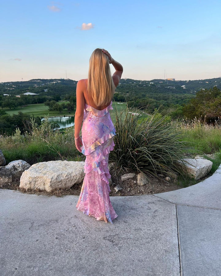 Olivia Sydney - Ruffled Long Dress