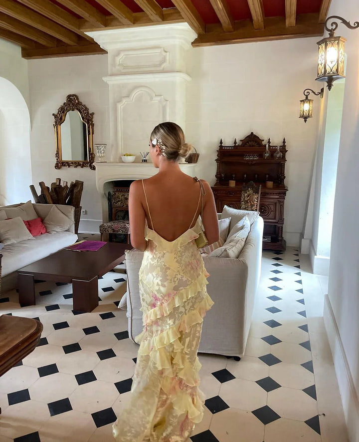 Olivia Sydney - Ruffled Maxi Dress