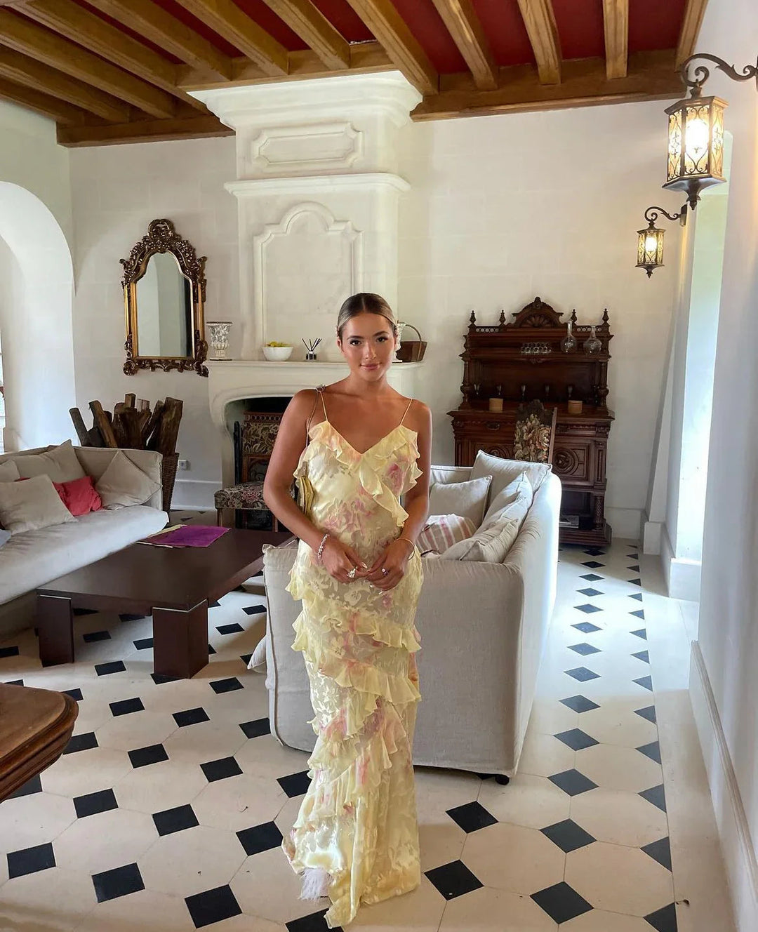 Olivia Sydney - Ruffled Long Dress