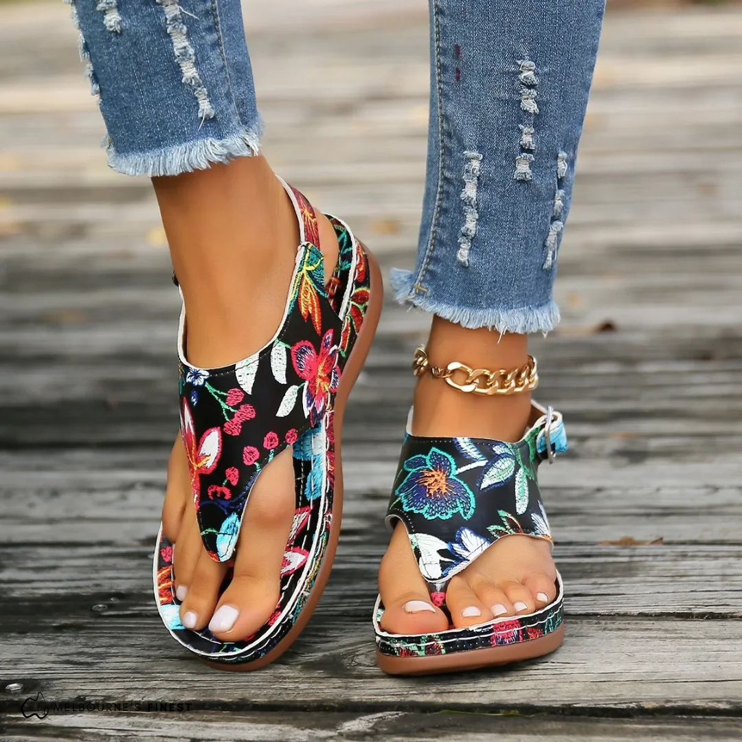 Olivia Sydney - orthopedic comfort sandal with adjustable straps
