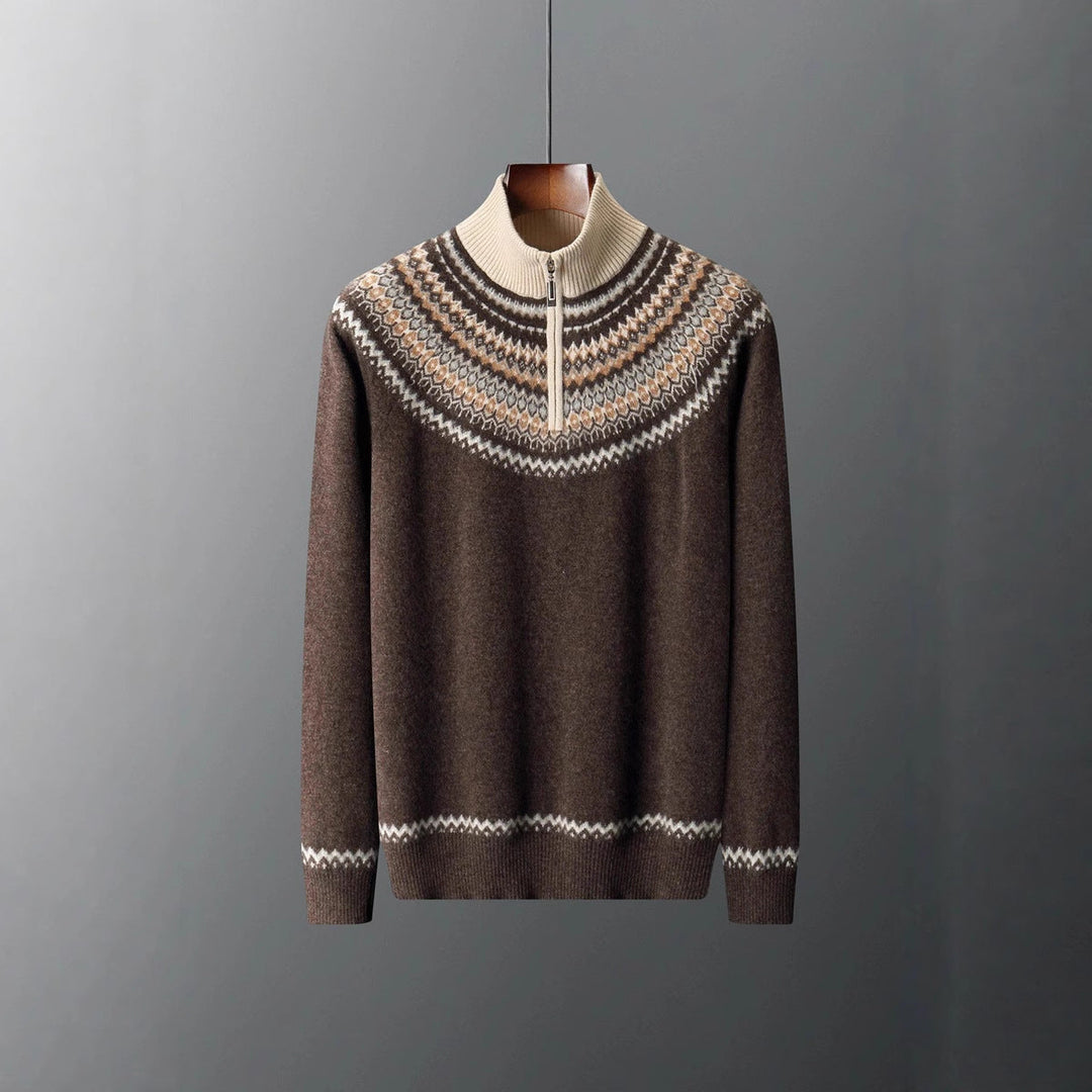 Olivia Sydney - Elegant Cashmere Zip-Up Sweater