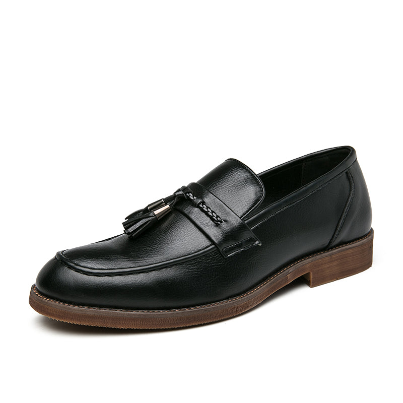 Olivia Sydney - Leather Tassel Loafers