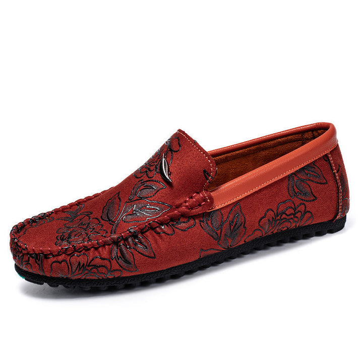 Olivia Sydney - Floral Leather Loafers