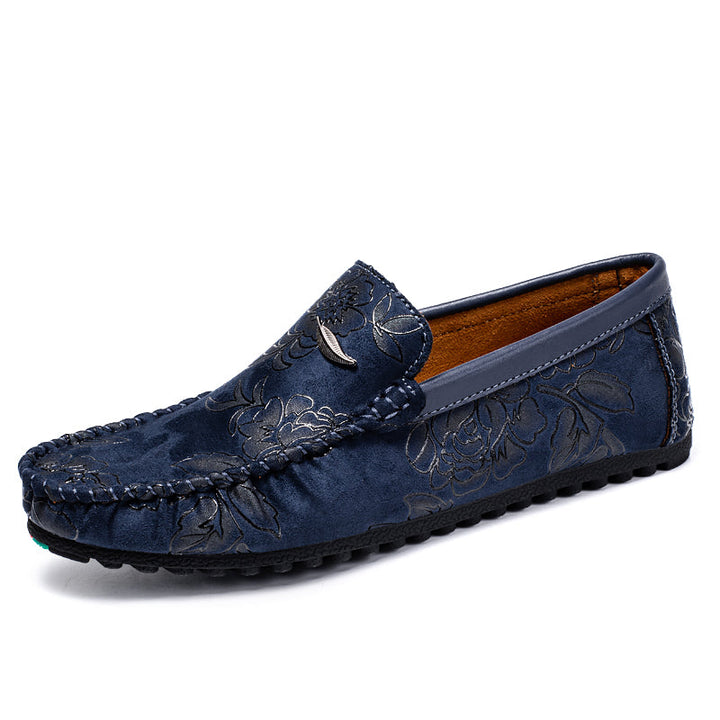 Olivia Sydney - Floral Leather Loafers
