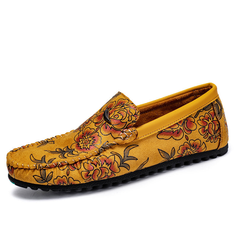 Olivia Sydney - Floral Leather Loafers