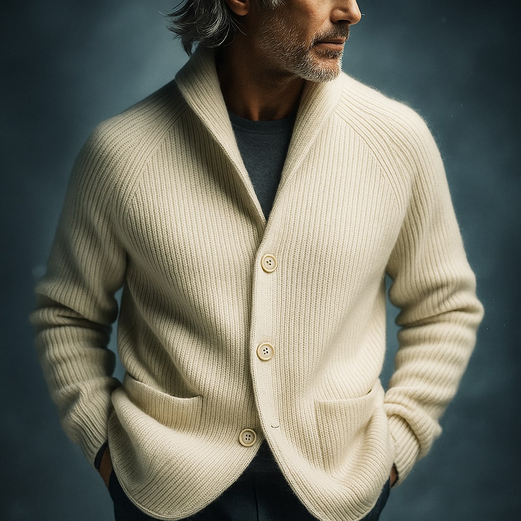 Olivia Sydney - Men's Wool Cardigan