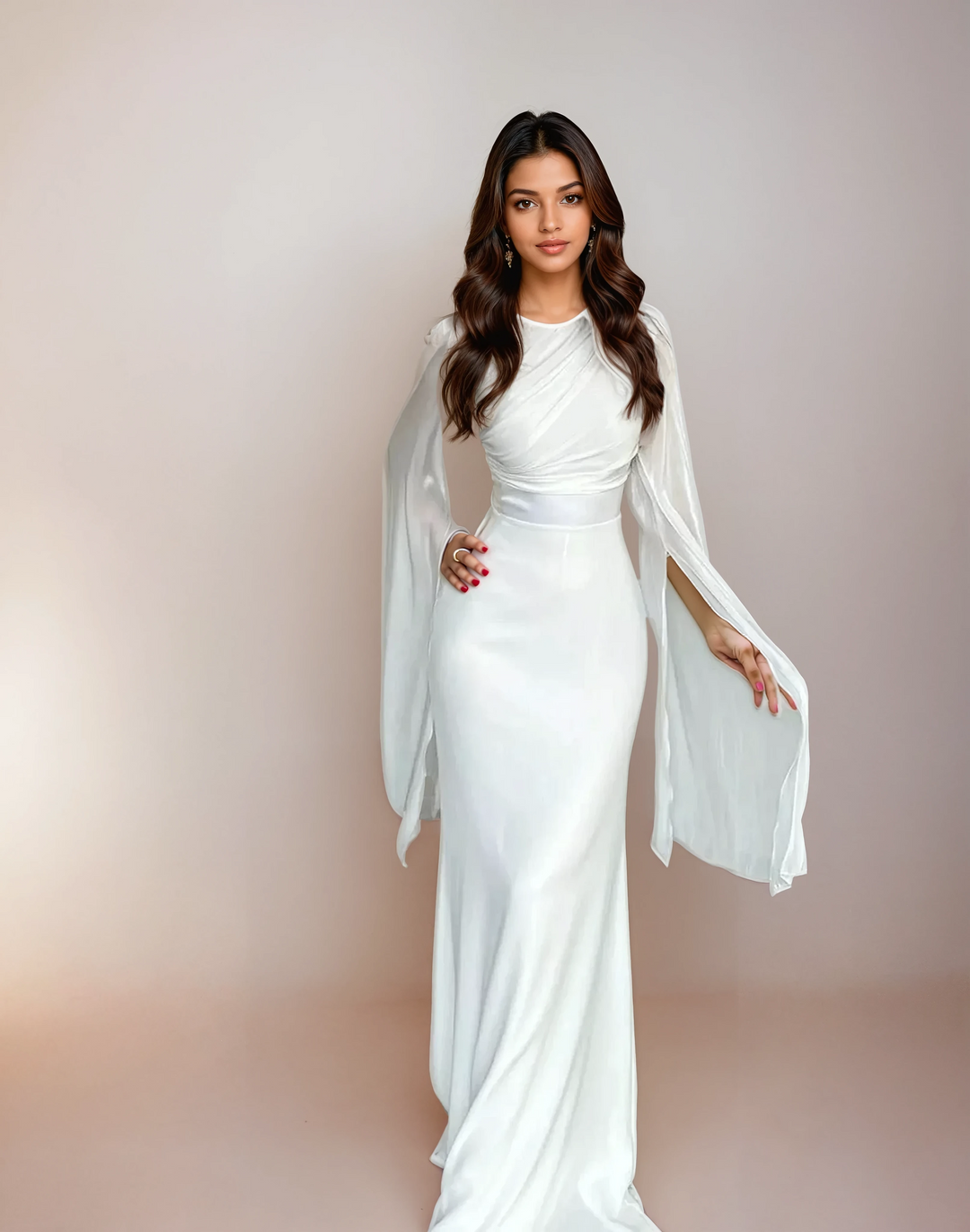 Olivia Sydney - Long Satin Dress