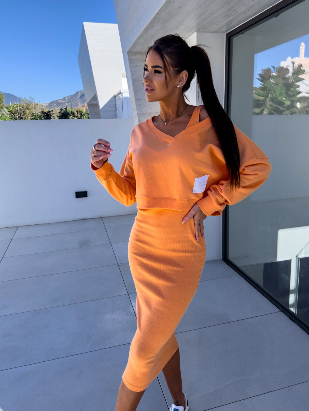 Olivia Sydney - Sweater and Casual Dress Set