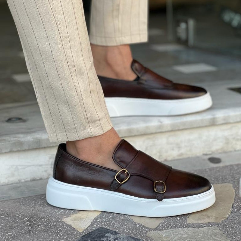 Olivia Sydney - Leather Slip-On Loafers