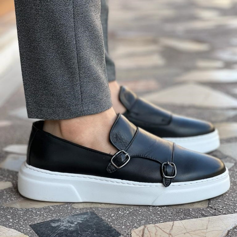 Olivia Sydney - Leather Slip-On Loafers