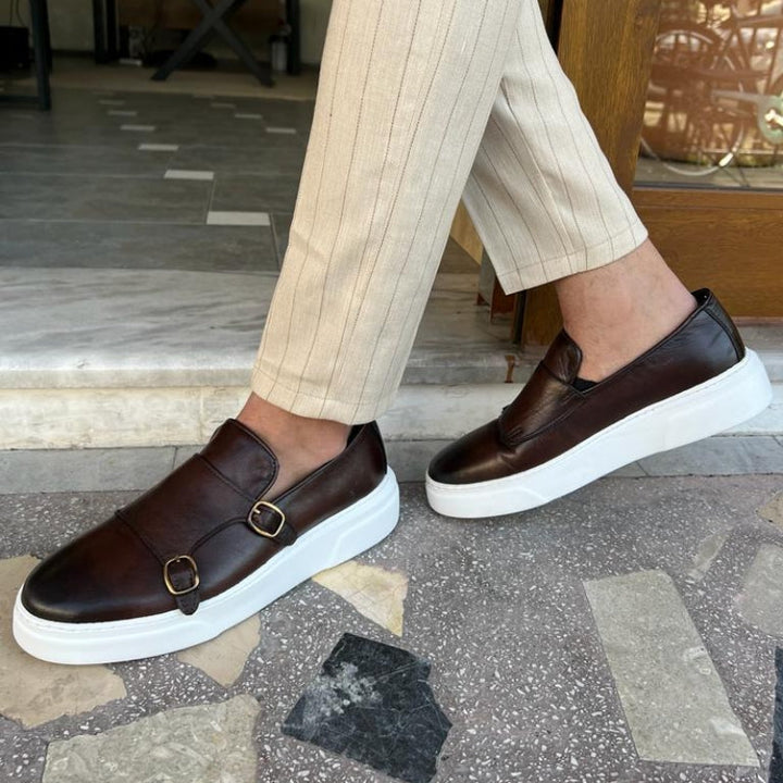 Olivia Sydney - Leather Slip-On Loafers