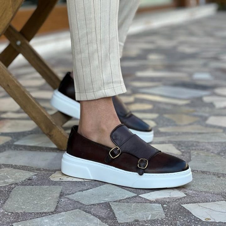 Olivia Sydney - Leather Slip-On Loafers