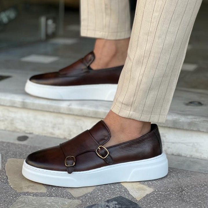 Olivia Sydney - Leather Slip-On Loafers