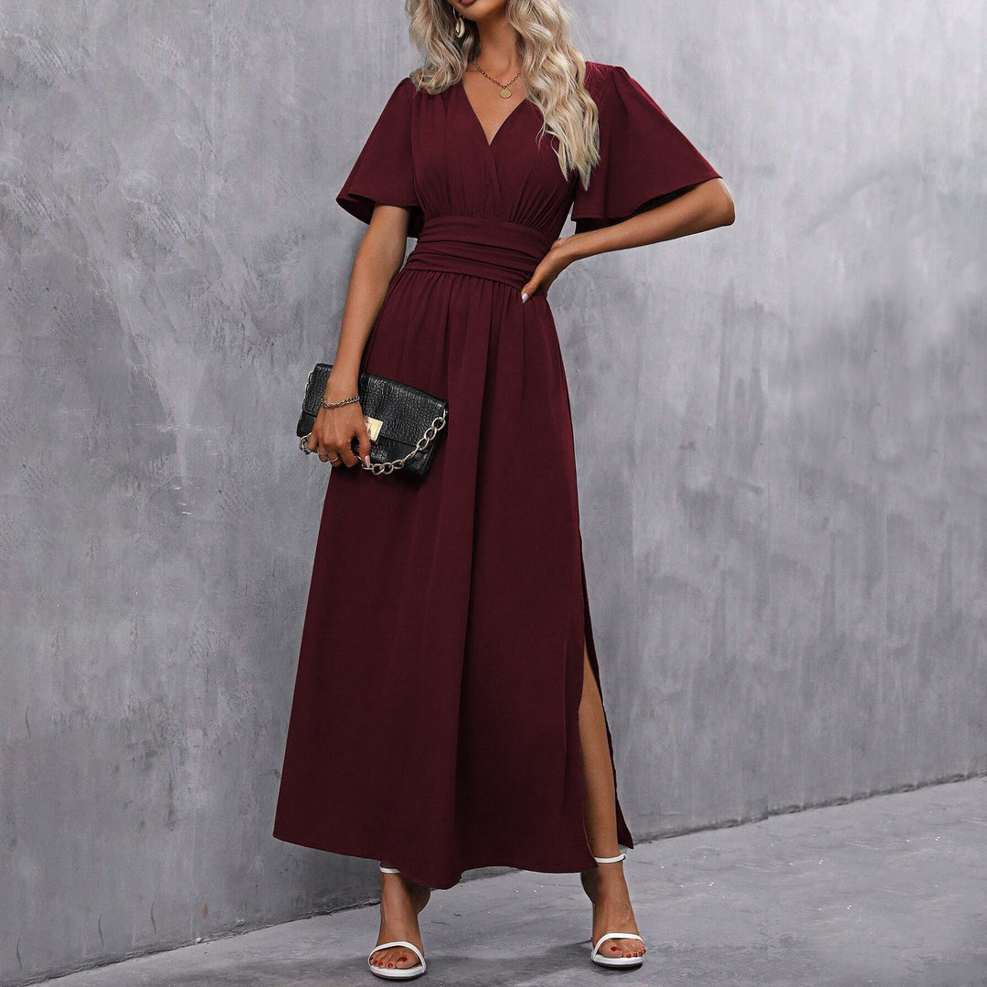 Olivia Sydney - Elegant Black Maxi Dress