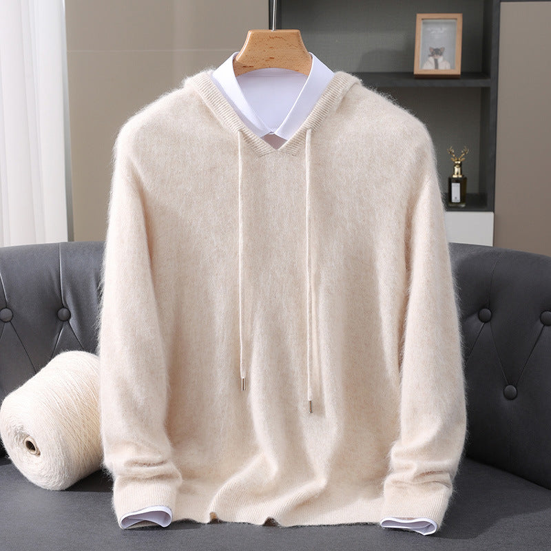Olivia Sydney - Elegant Hooded Cashmere Coat