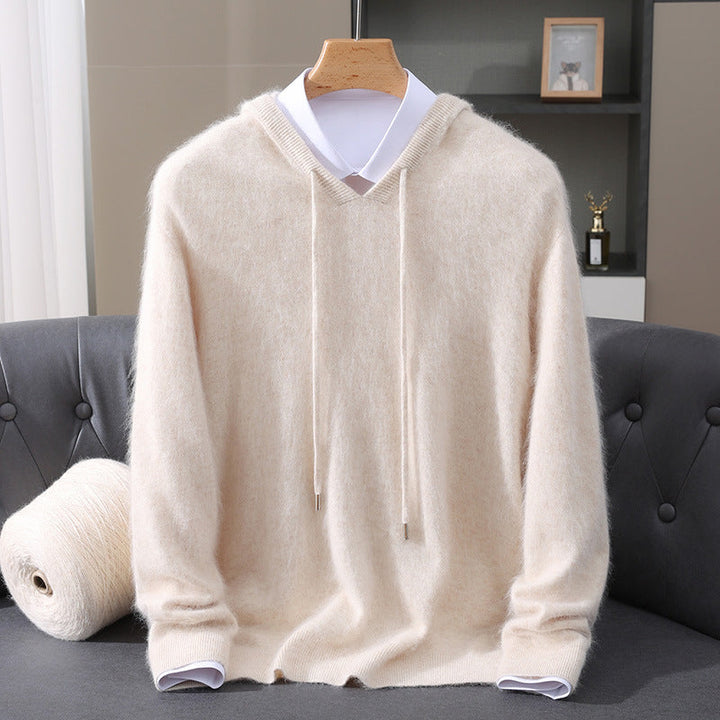 Olivia Sydney - Elegant Hooded Cashmere Coat