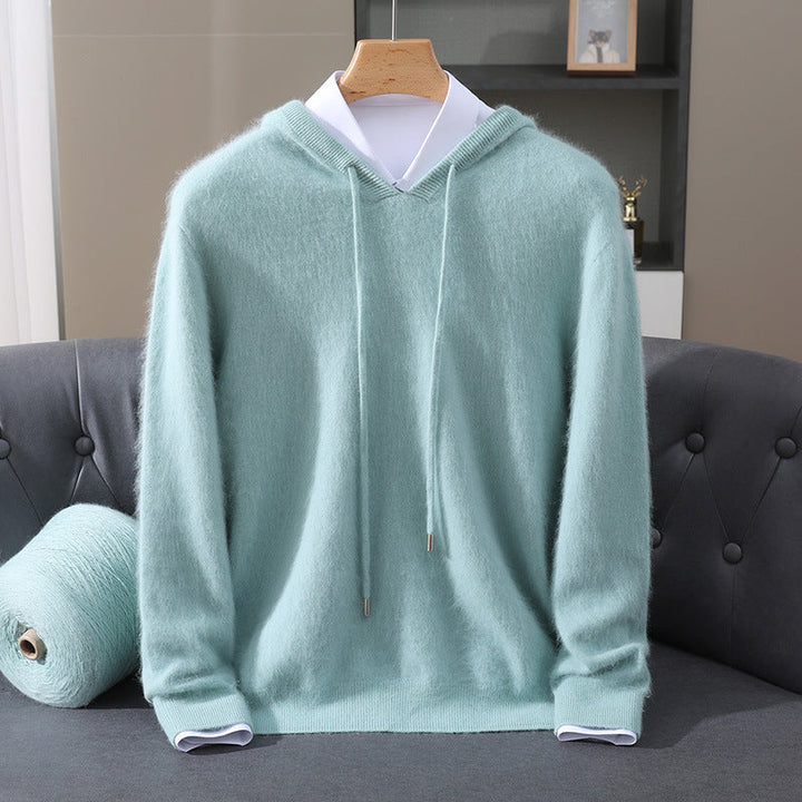 Olivia Sydney - Elegant Hooded Cashmere Coat
