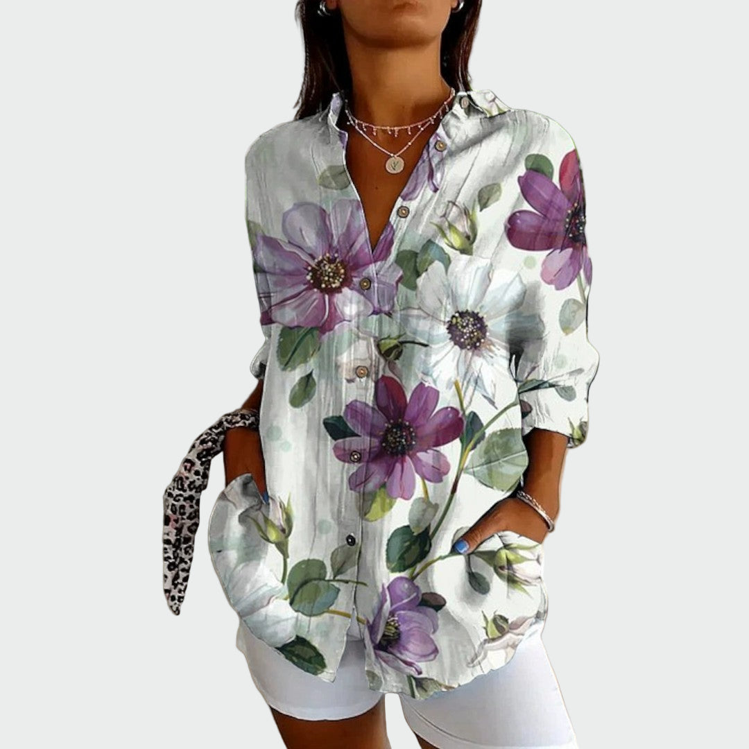 Olivia Sydney - Floral Print Stylish Shirt