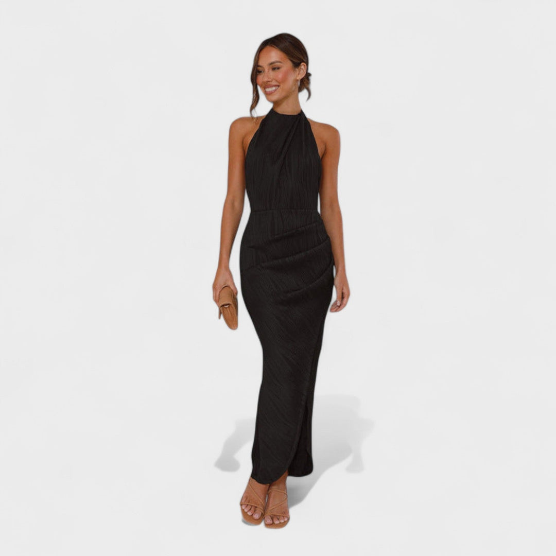 Olivia Sydney - Pleated Long Dress