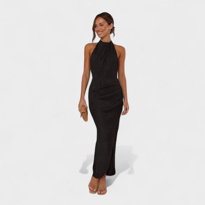 Olivia Sydney - Pleated Long Dress