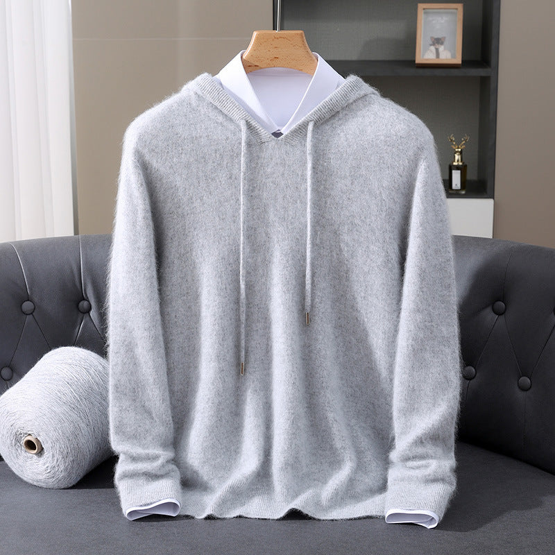 Olivia Sydney - Elegant Hooded Cashmere Coat