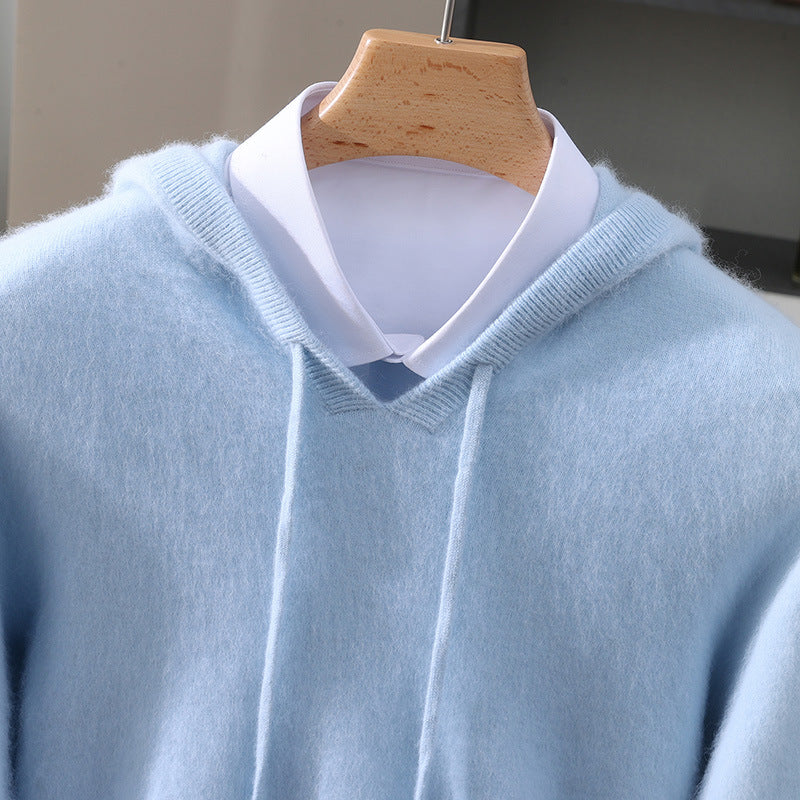 Olivia Sydney - Elegant Hooded Cashmere Coat