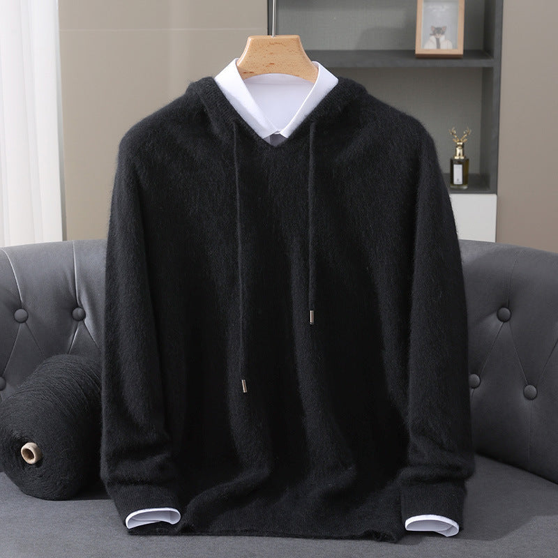 Olivia Sydney - Elegant Hooded Cashmere Coat