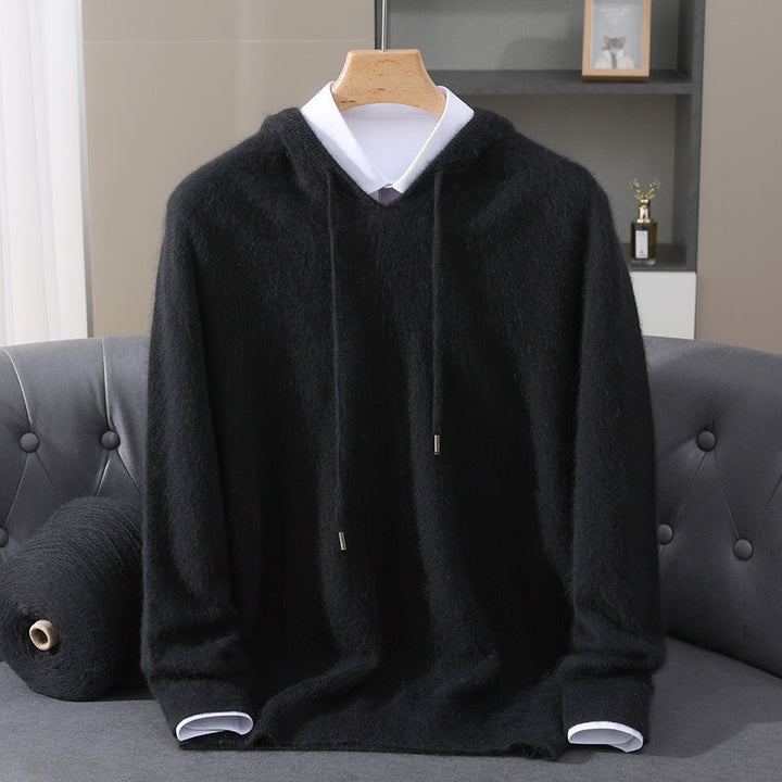 Olivia Sydney - Elegant Hooded Cashmere Coat