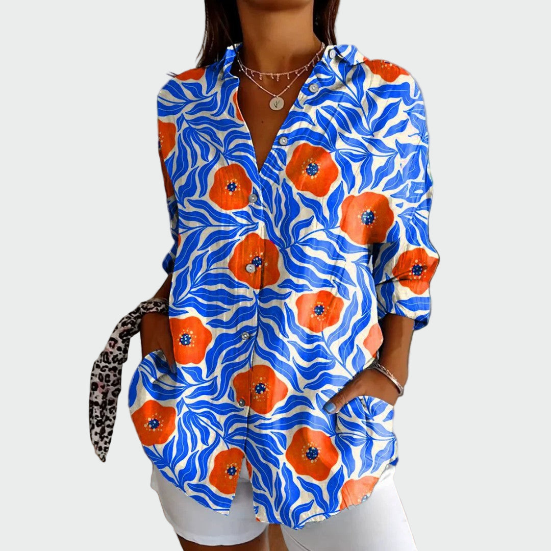 Olivia Sydney - Floral Print Stylish Shirt