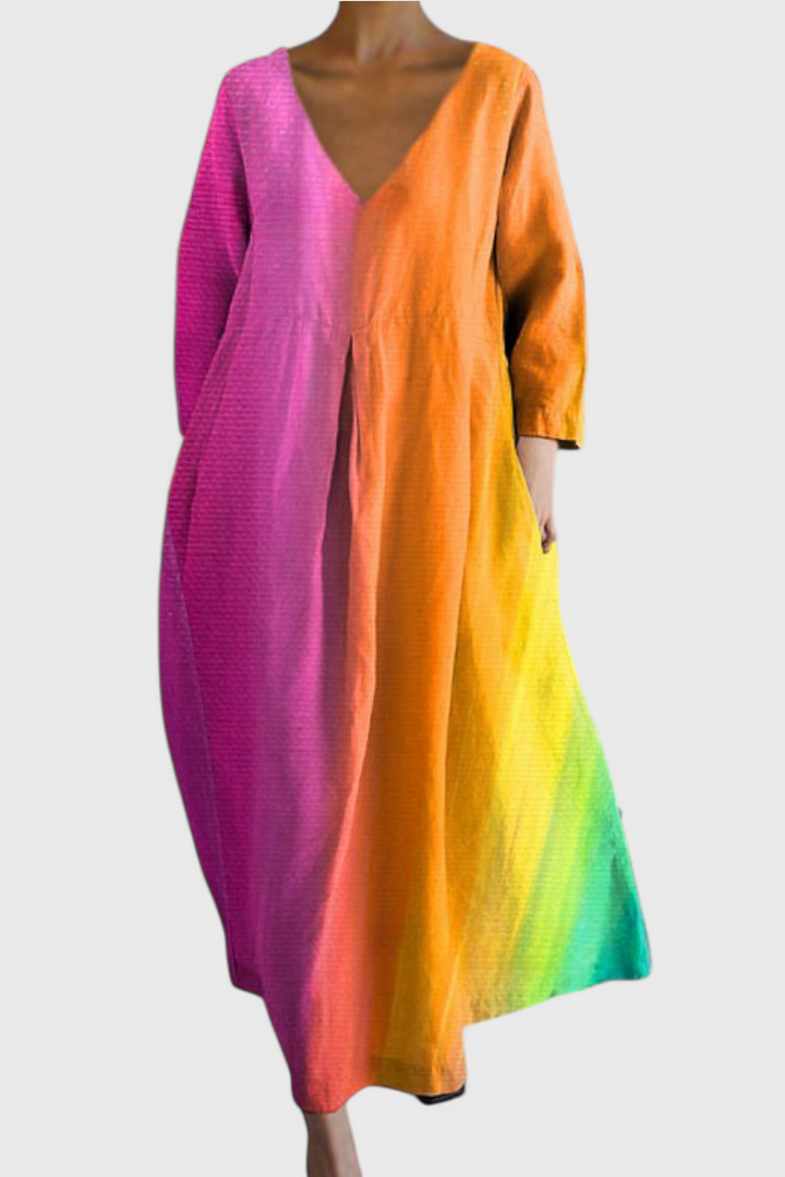 Olivia Sydney - Printed Flowing Dress