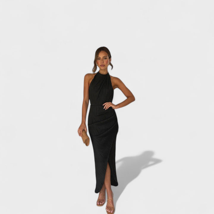 Olivia Sydney - Pleated Long Dress