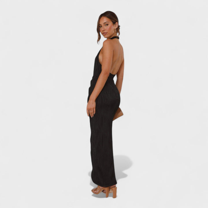 Olivia Sydney - Pleated Long Dress