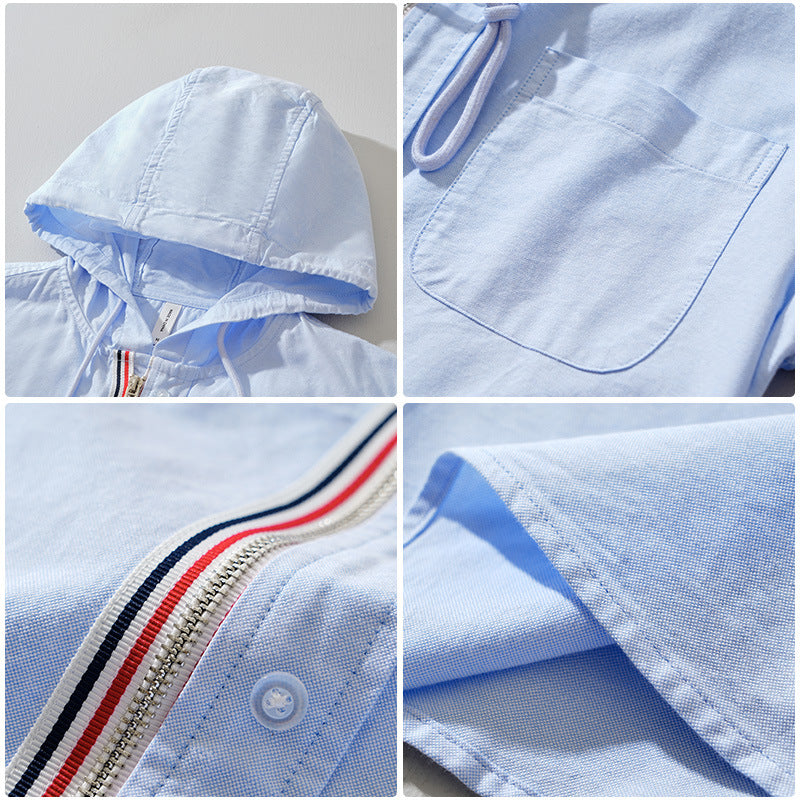 Olivia Sydney - Hooded Linen Jacket