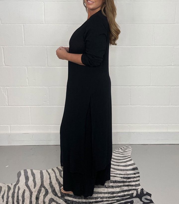 Olivia Sydney - Casual Two-Piece Set with V-Neck