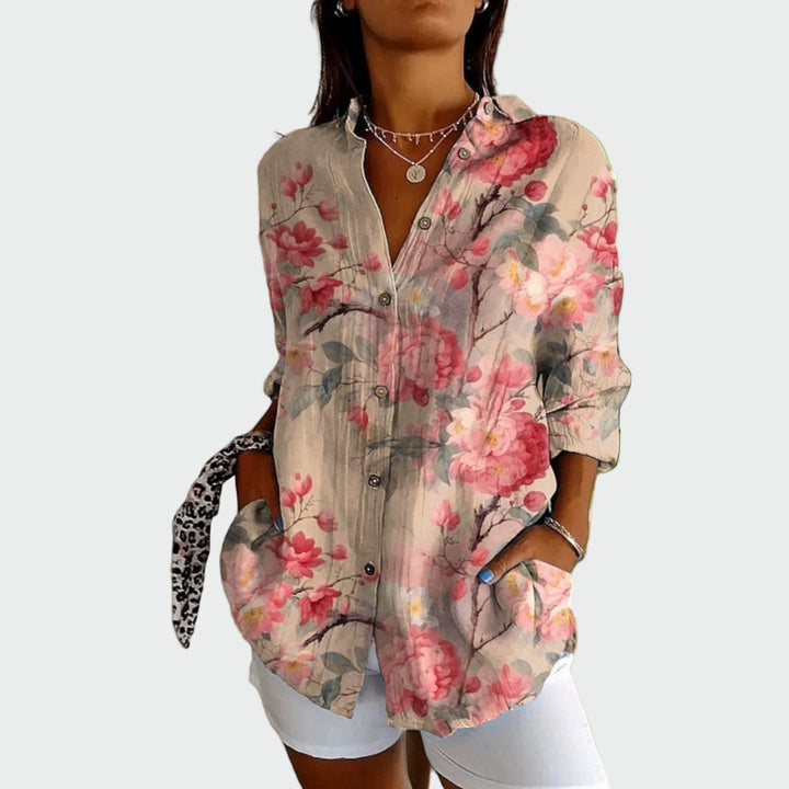 Olivia Sydney - Floral Print Stylish Shirt