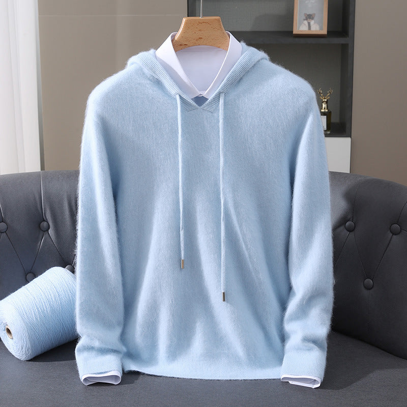 Olivia Sydney - Elegant Hooded Cashmere Coat