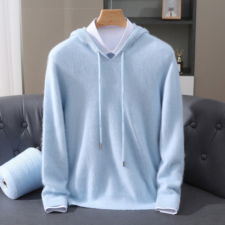 Olivia Sydney - Elegant Hooded Cashmere Coat