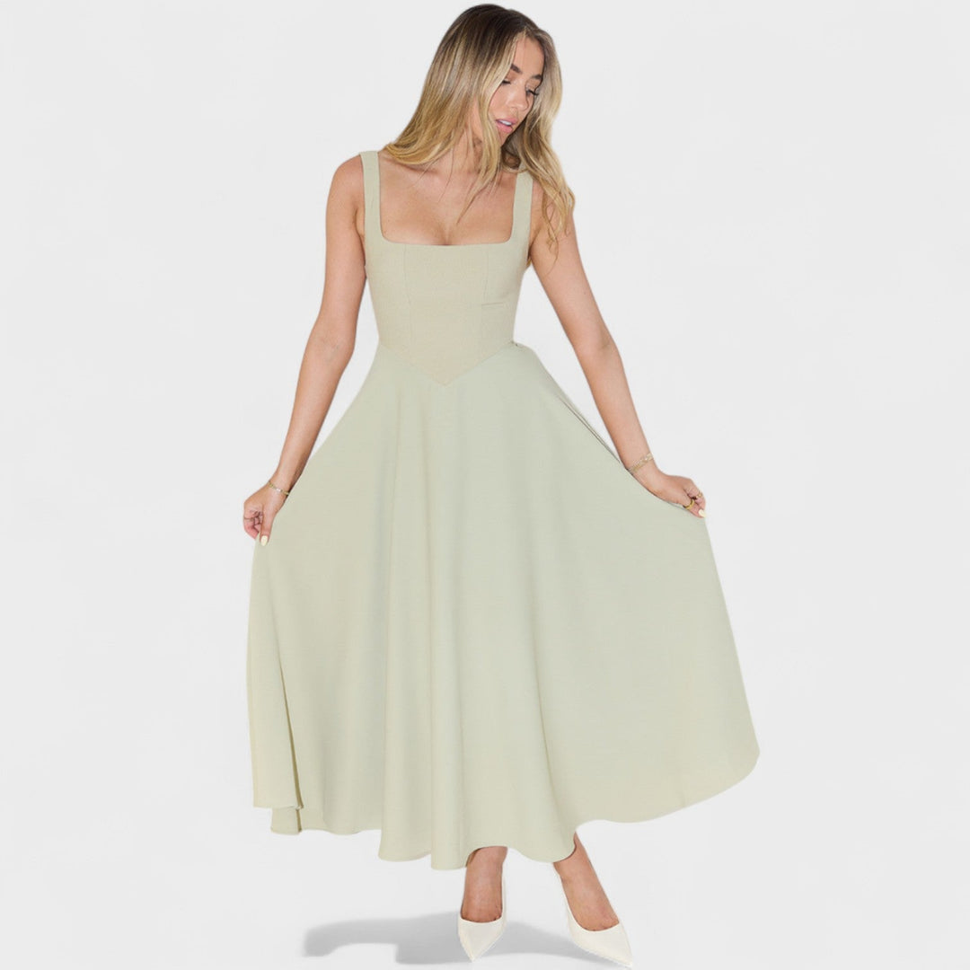 Olivia Sydney - Square Neck Midi Dress