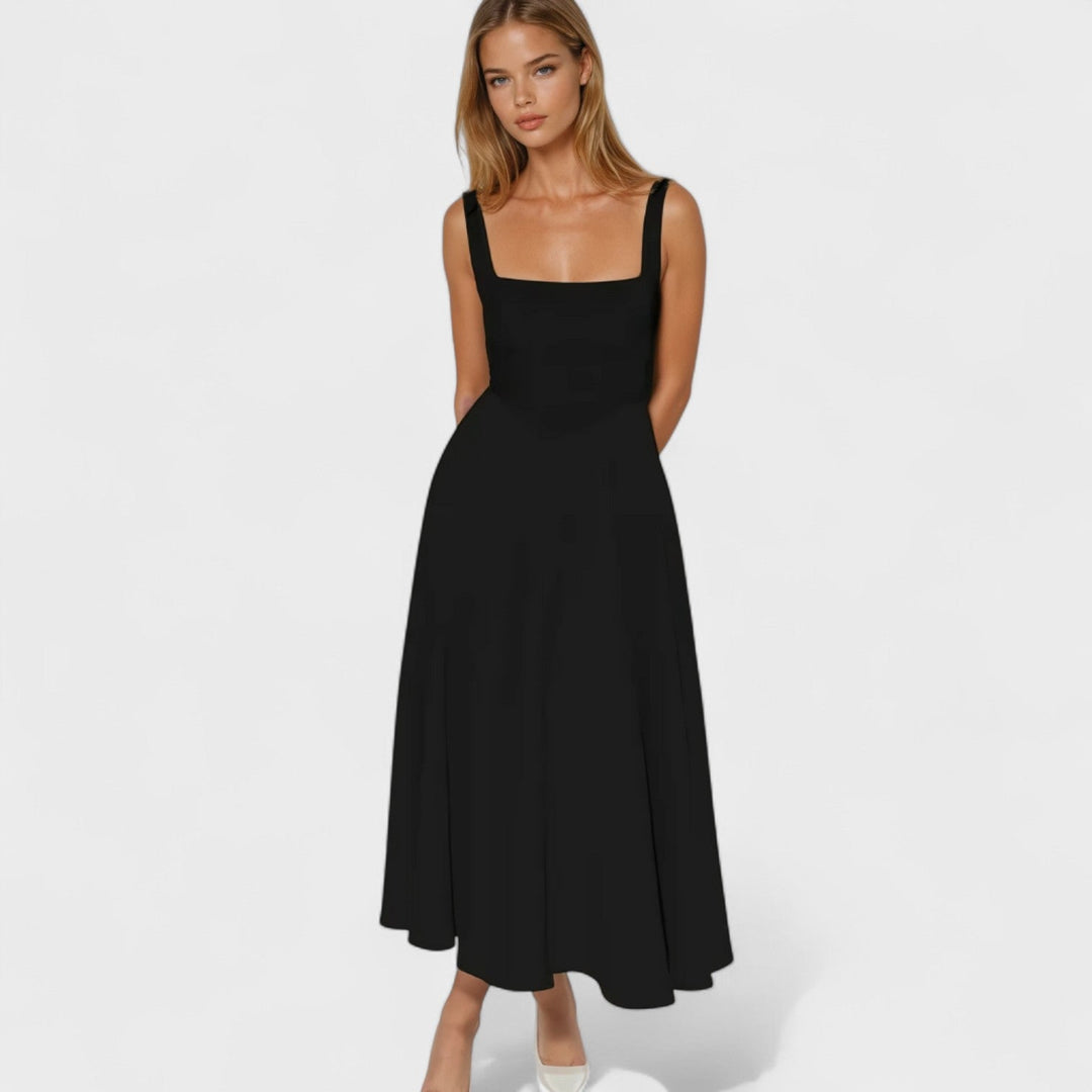 Olivia Sydney - Square Neck Midi Dress