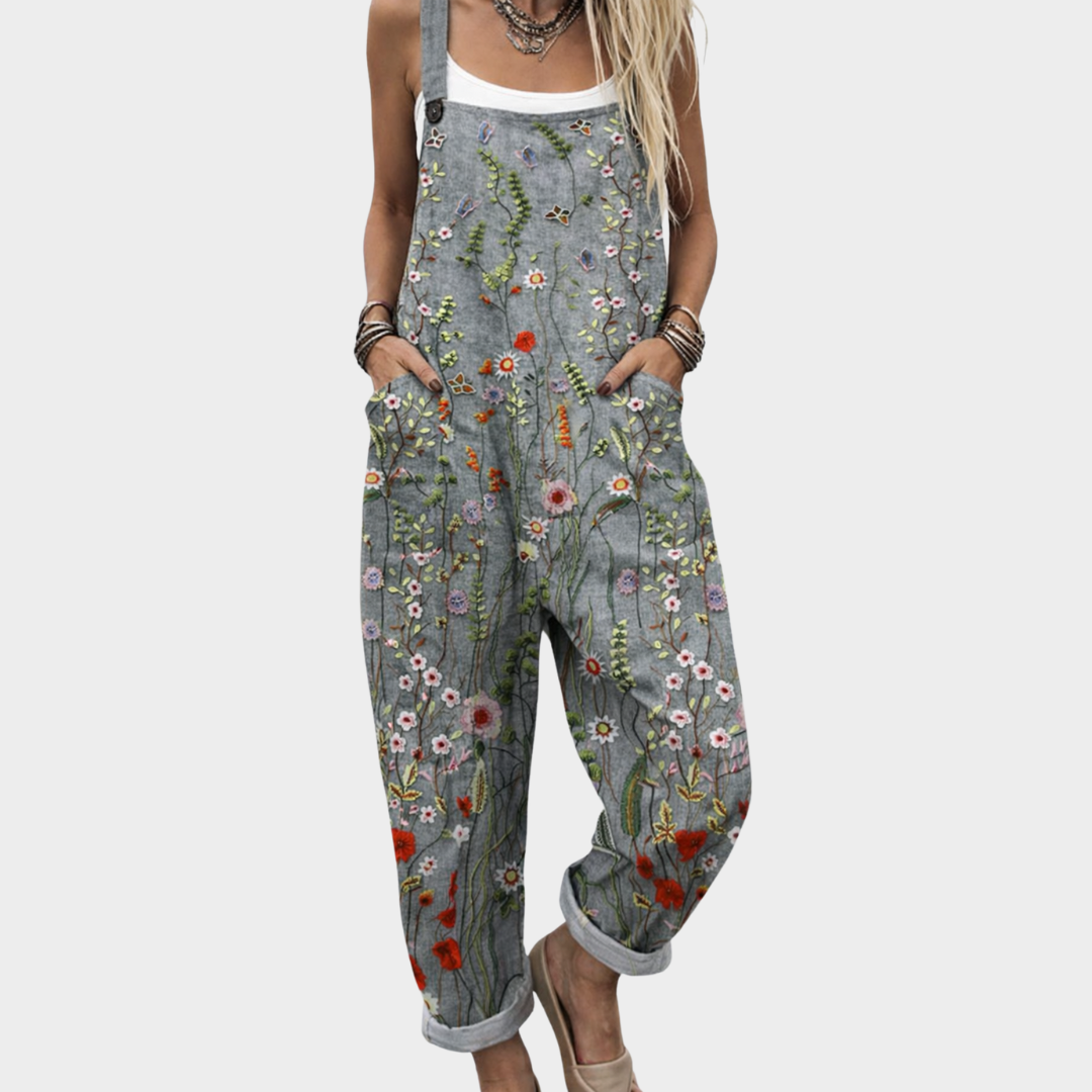 Olivia Sydney - Comfortable Printed Jumpsuit