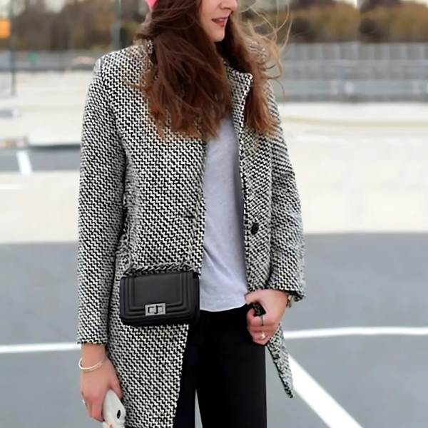 Olivia Sydney - Long Tartan Coat