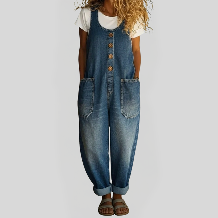 Olivia Sydney - Soft Denim Jumpsuit