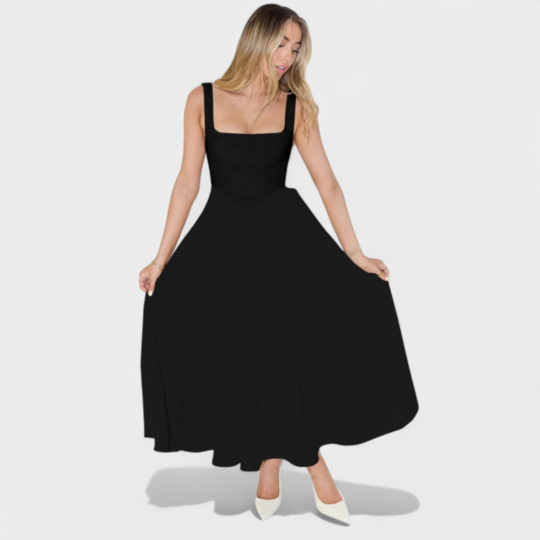Olivia Sydney - Square Neck Midi Dress