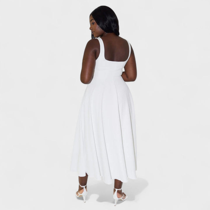 Olivia Sydney - Square Neck Midi Dress