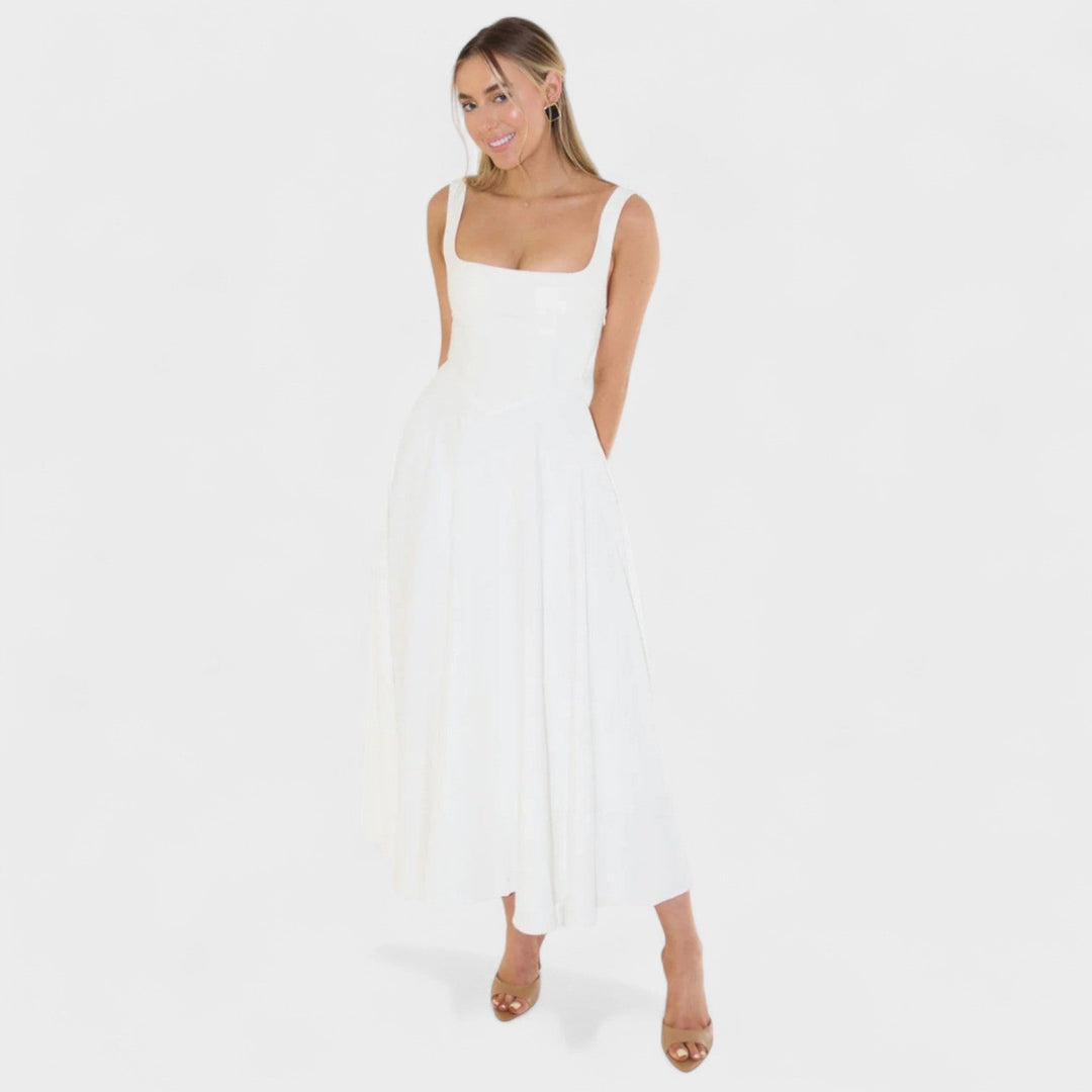 Olivia Sydney - Square Neck Midi Dress