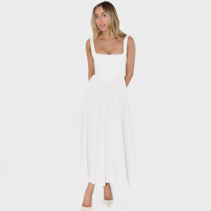 Olivia Sydney - Square Neck Midi Dress