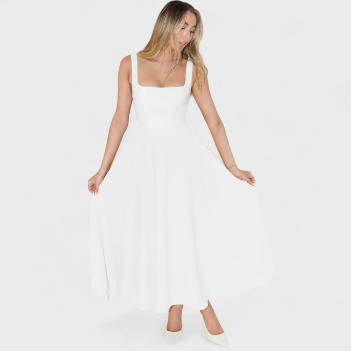 Olivia Sydney - Square Neck Midi Dress