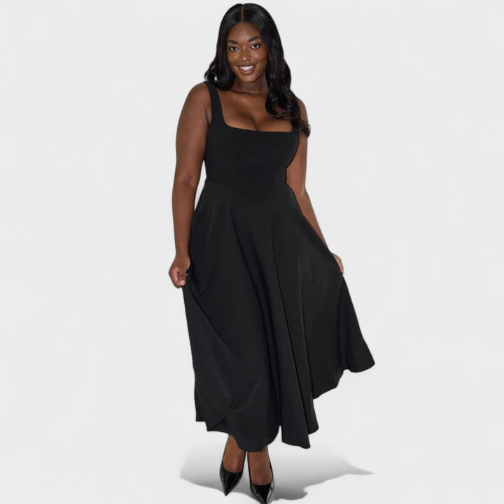 Olivia Sydney - Square Neck Midi Dress